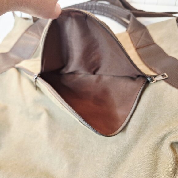 Classic Fashion Genovo Style Canvas Hobo Tote - Picture 8 of 9